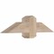 Ekena Millwork Eugene Smooth Timber Gable Bracket, Douglas Fir, 36"W x 9"H x 5 1/2"D x 5 1/2"F, 6/12 Pitch GBW036X09X0606EUG00SDF - alternate 3